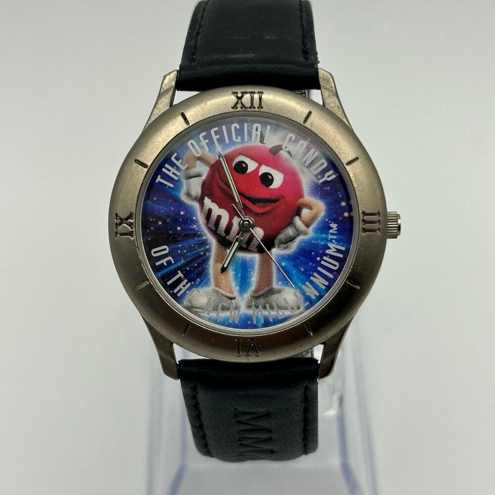 1998 M&M's "Official Candy of the Millennium" Watch Working New Battery